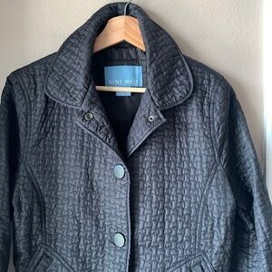 NINE WEST Quilted Black Jacket